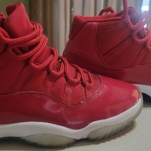 Jordan Red High-Top Athletic Shoes